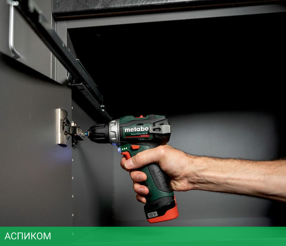 Дрель-шуруповерт Metabo PowerMaxx BS BL кейс (601721500)