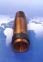 345P012117 345Р012117 Сопло газовое коническое Ø 12,5 мм., для сварочных горелок полуавтоматической сварки MIG/MAG (TBi 3G);