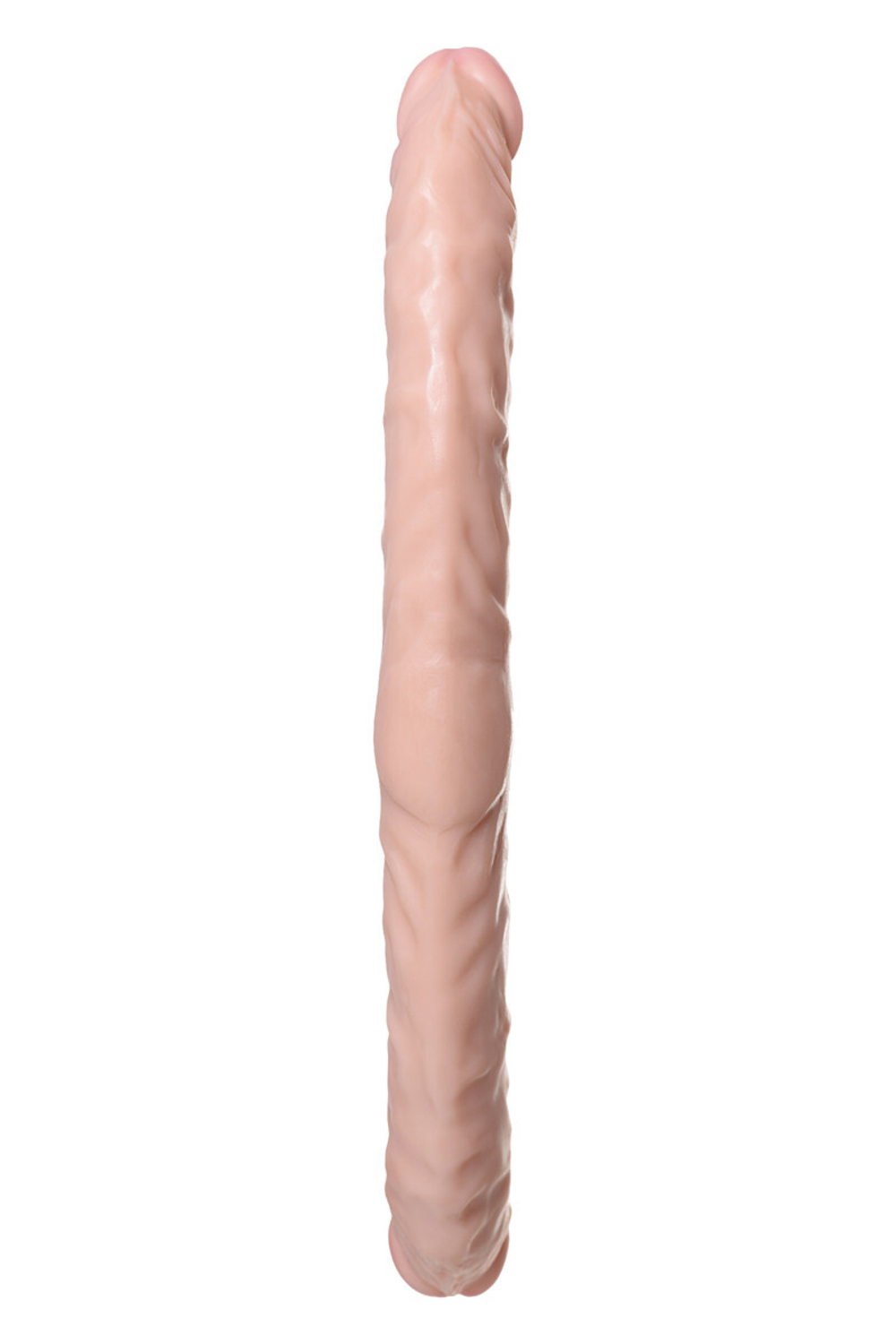 Двусторонний фаллоимитатор TOYFA RealStick Nude реалистичный, PVC, телесный, 42,5 см