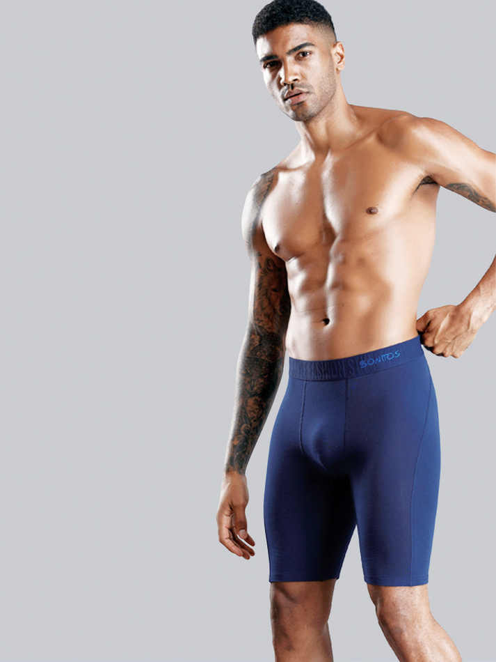 Удлиненные мужские трусы боксеры