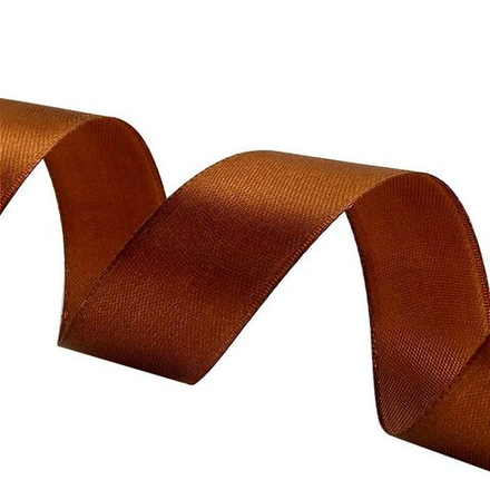 Лента Атлас шоколадный 5 см