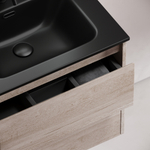 Тумба подвесная под раковину Sancos Libra, дуб галифакс натуральный 590х450х500 мм