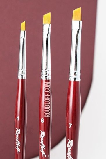 Кисть Рублёв GC63R №4 овальная для геля