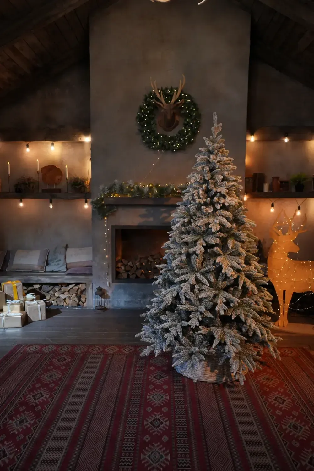 Заснеженная елка «Noel» (Литая+пвх) 150 см / 1,5 м