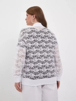 Бомбер кружевной летний