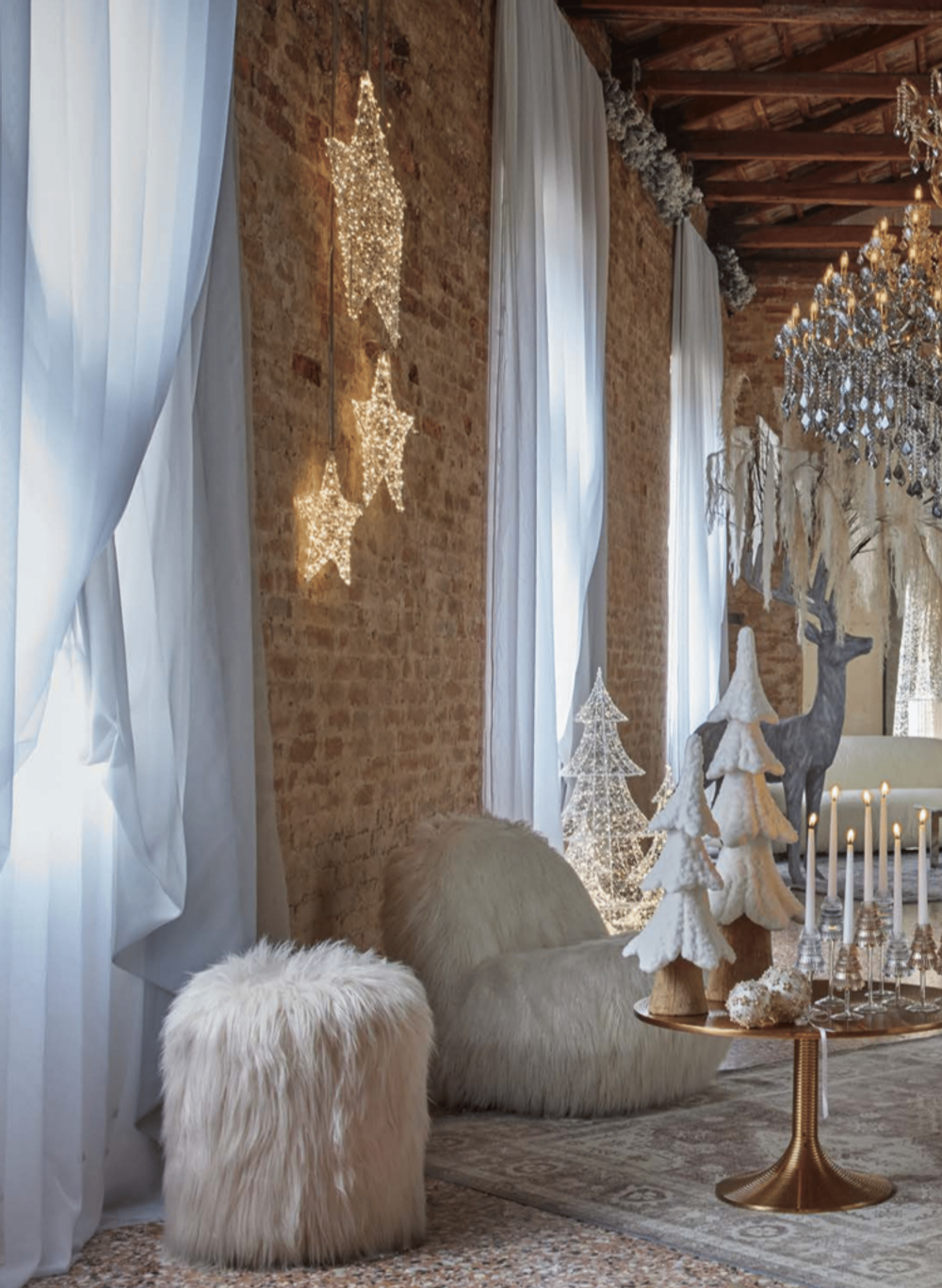 Декор звезда светящаяся STELLA MICROLED FLAT D50 EDG