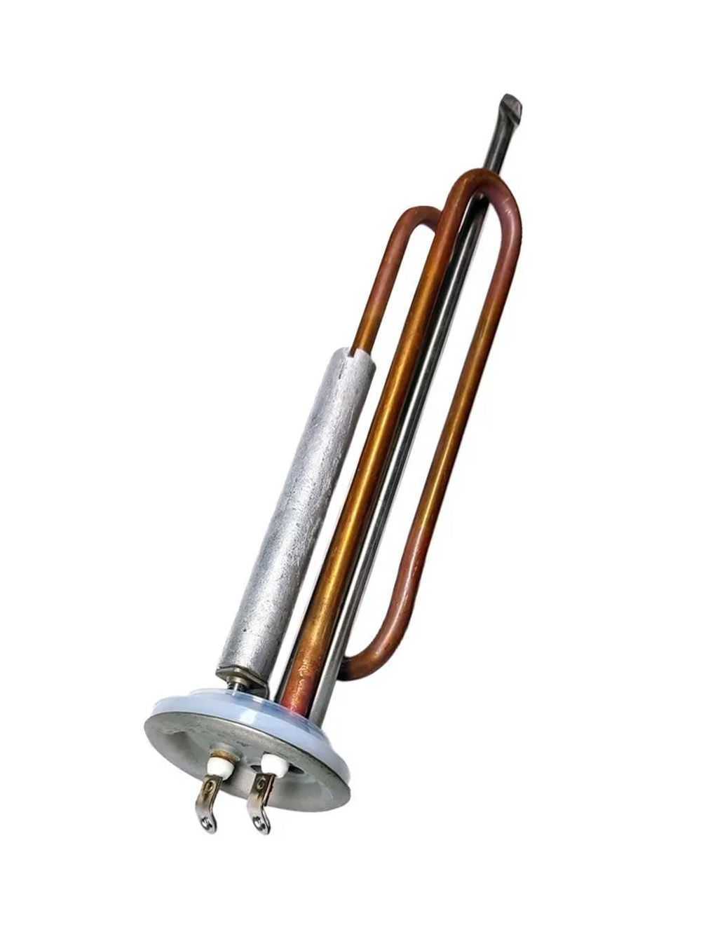 Комплект ТЭН RF 2000W/220V медный, 2 винта, для Thermex, Timberk, Hyundai, Garanterm с анодом и прокладкой