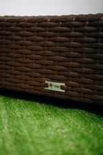 Шезлонг-лежак плетеный ReeHouse Mantera, коричневый люкс