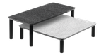 Стол Spotty ZANOTTA массив/black,white 800х400х400h