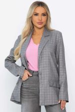 Жакет Хилари (светло-серый) Б14281-7М LT Collection