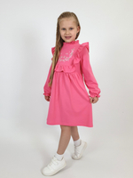 9-80-3 платье для девочки с длинным рукавом Luneva