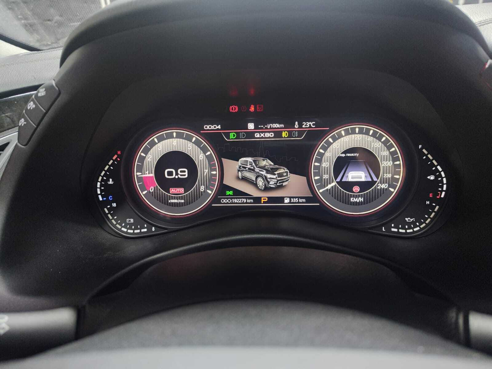 Электронная панель приборов Infiniti QX80, QX56 2010-2019 - Carmedia ZH-HL122 с LCD / ЖК 12.3" экраном QLED