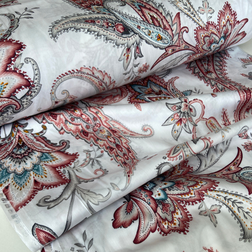 Сатин «Пейсли пудра»