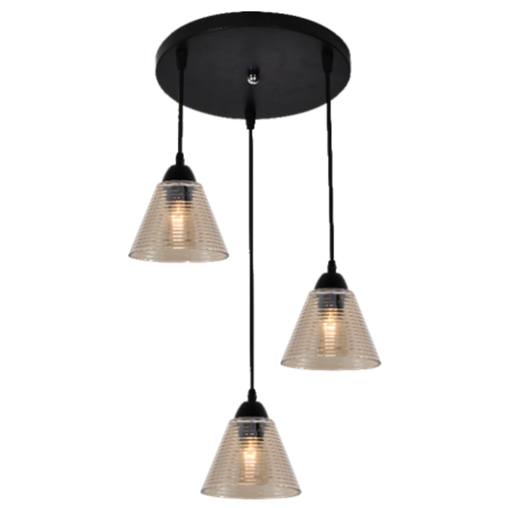 Подвесной светильник Mirastyle MH-3188/3 BK