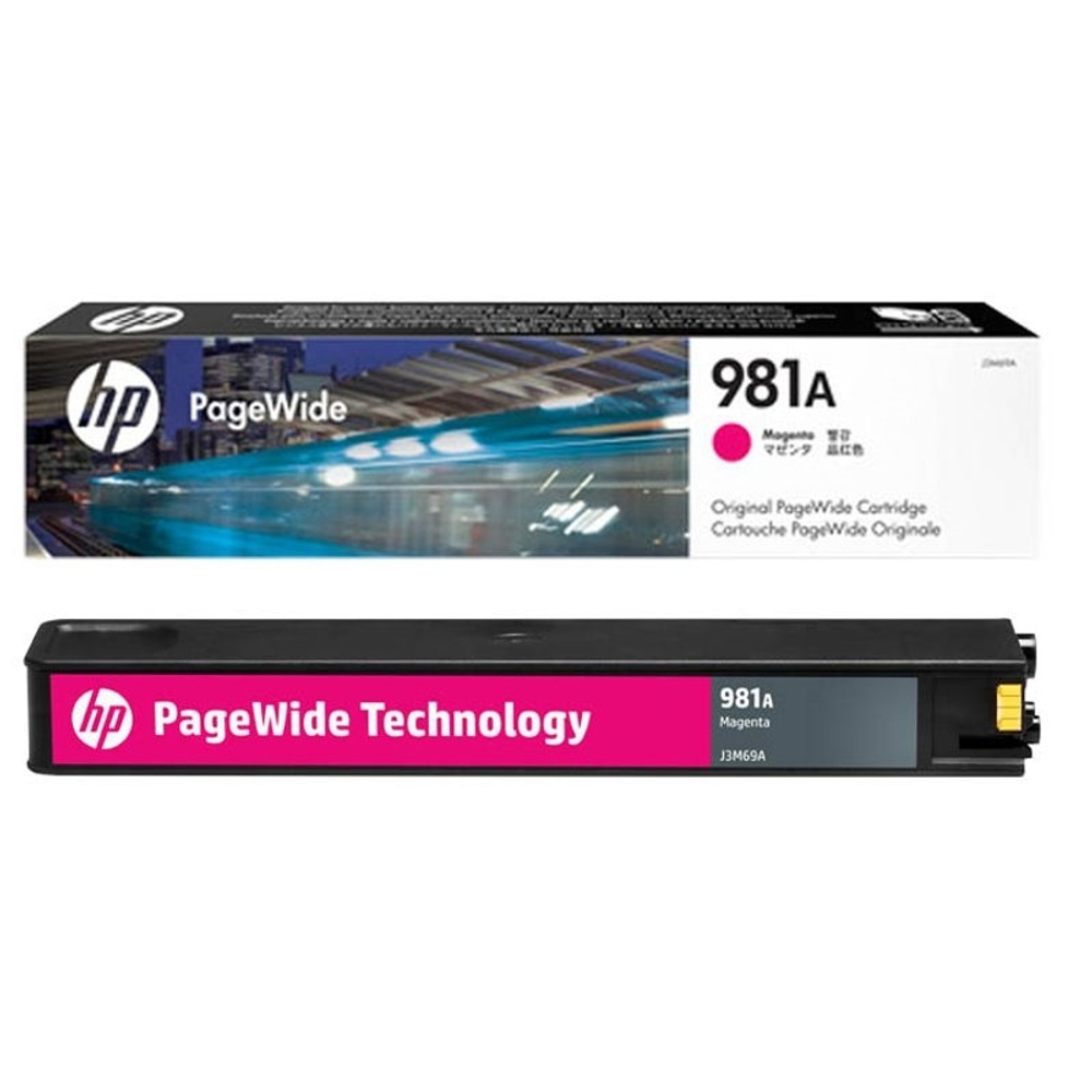Картридж HP 981A (J3M69A) для PageWide E58650, Enterprise 556/586 пурпурный (6k)