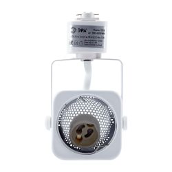 Трековый светильник однофазный ЭРА TR10-GU10 WH под лампу GU10 белый | Однофазные светильники под лампу