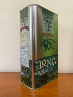 Оливковое масло греческое IONIA Extra Virgin в жестяной канистре, 3 литра, Греция