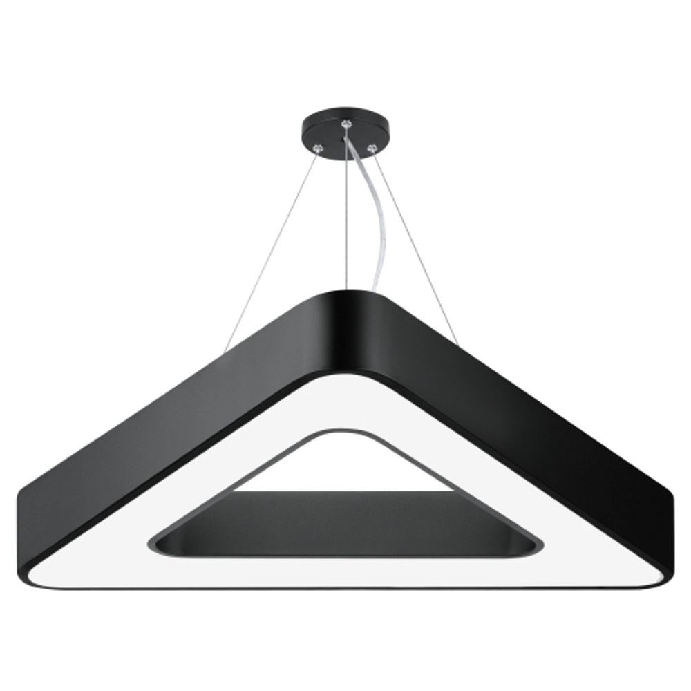 Светильник LED ЭРА Geometria SPO-153-B-40K-030 Delta 30Вт 4000К 2100Лм IP40 600*80 черный подвесной драйвер внутри