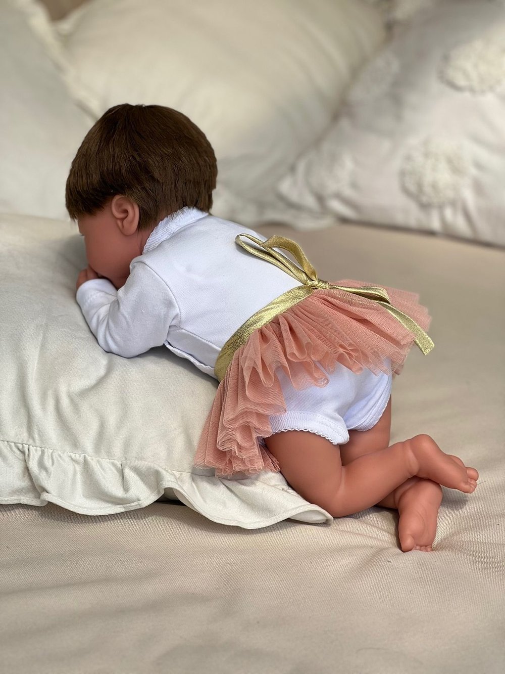 Кукла Реборн Marina and Pau 45cм Martina мягконабивная (M3131)