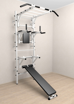 Шведская стенка Sv Sport 526 (Турник рукоход/Брусья/Стойка/Скамья)