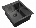 Мойка кухонная Zorg Inox PVD 4551 Черная
