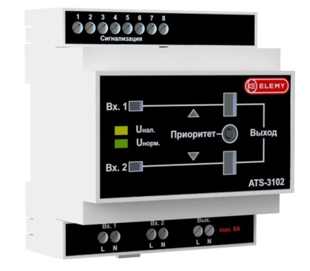 Автоматический ввод резерва ELEMY ATS-3102