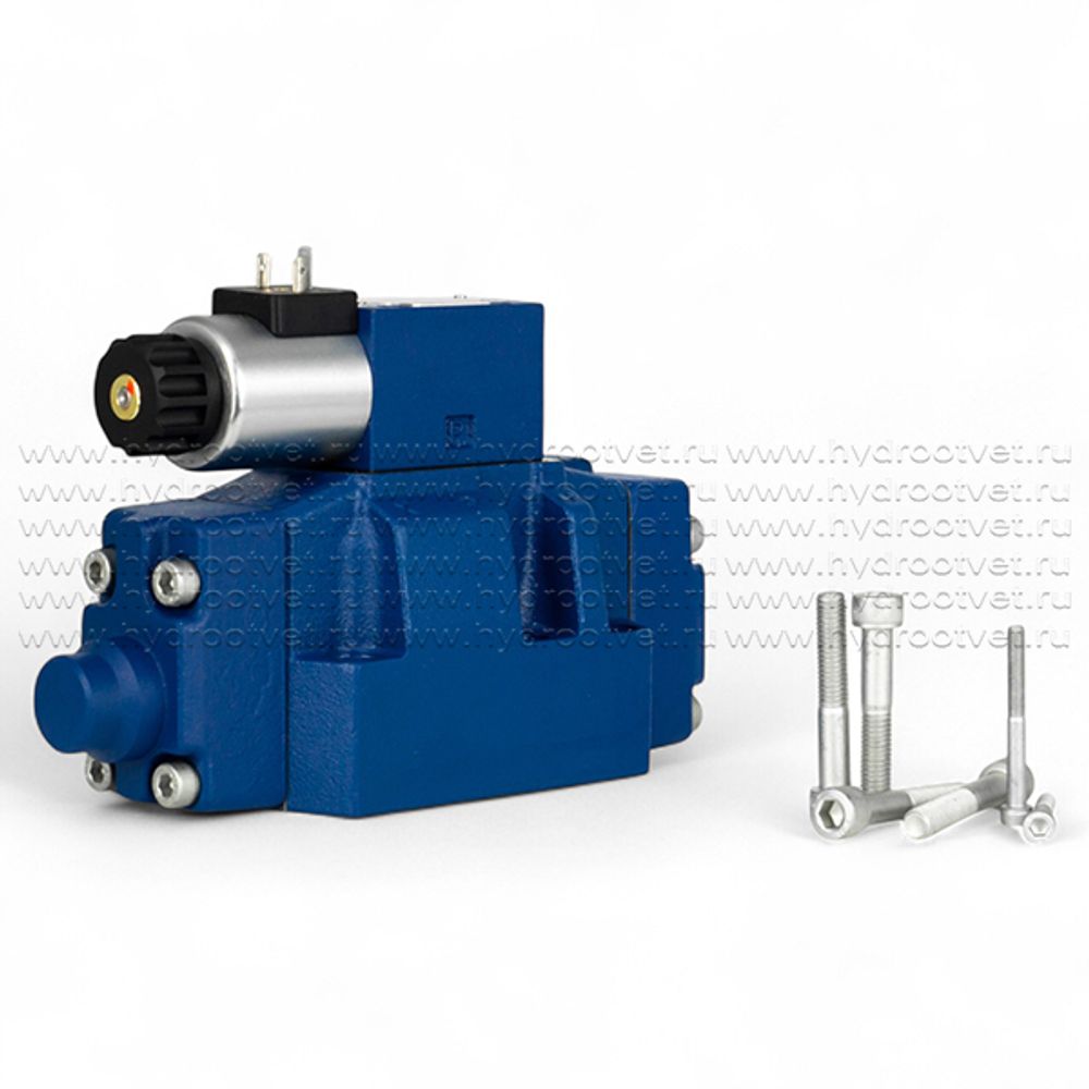 4WEH16D7X/6EG24N9ETK4/B10 - Гидрораспределитель с электроуправлением Ду16 схема D (574А), напряжение G24, каналы управления ET - X и Y - внутренние