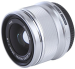 Olympus 25mm f/1.8, серебристый