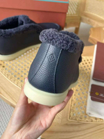Высокие лоферы Loro Piana
