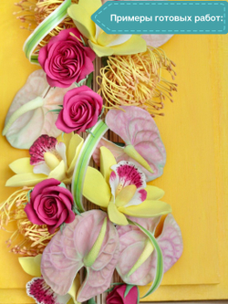 Молд E пластиковая форма для лепки Антуриума от Claycraft by DECO