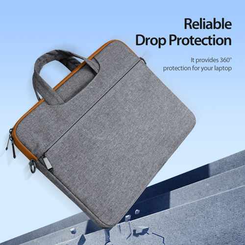 Сумка темно-серого цвета на плечо для ноутбука или планшета размером от 14 до 15.4 дюйма, серия LBJC Series