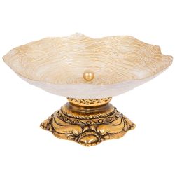 Фруктовница-конфетница Флора Бронза