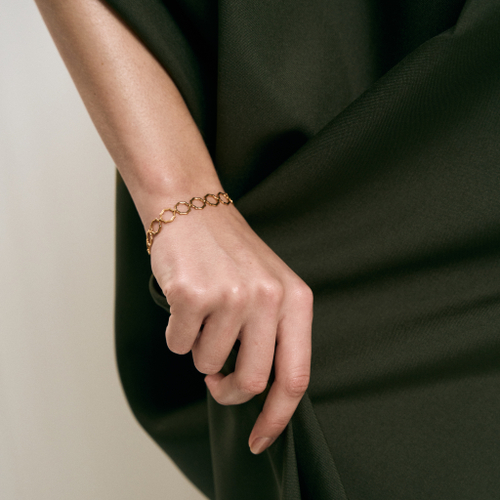 Браслет TETRA позолота