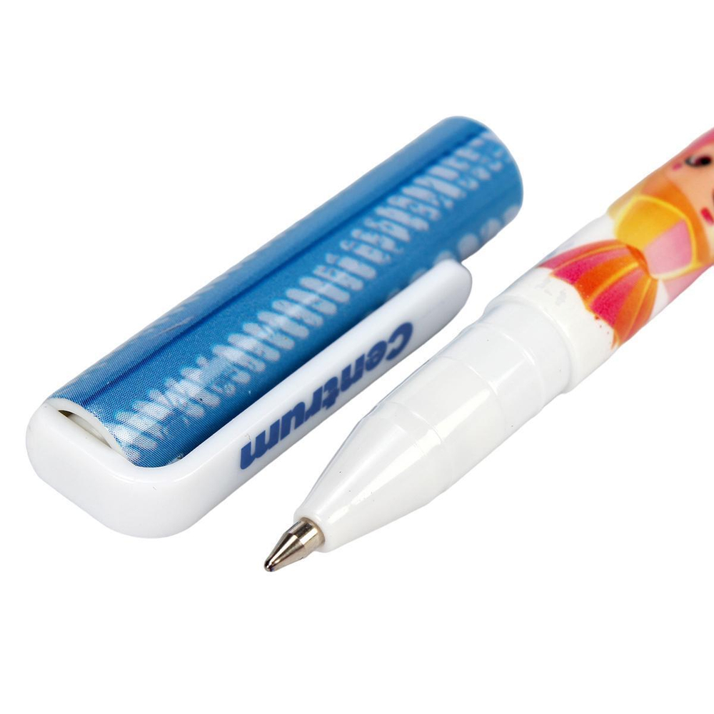 Ручка шариковая 0,7мм, синяя "Фиксики" (Центрум)