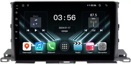 Магнитола для Toyota Highlander 3 U50 2013-2020 - FarCar 467M на Android 13 и IPS экран