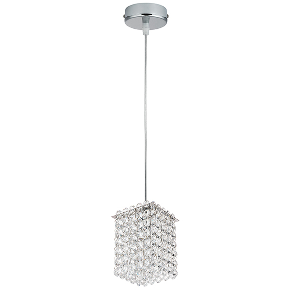 795414 Подвес CRISTALLO 1х40W G9 ХРОМ