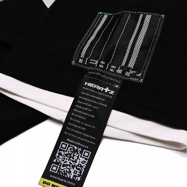 Футболка «Rays» Layered Kimono Black - фото 8