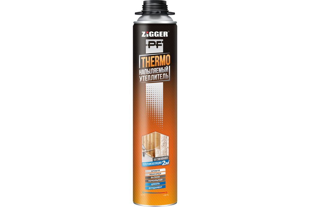Утеплитель напыляемый PF THERMO // 870мл/940г // ZIGGER