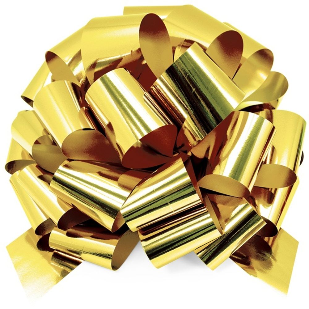 Бант-шар Металлик золото, размер 36 см #661021