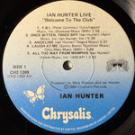 Ian Hunter ‎– Welcome To The Club - Live 2LP (Канада 1980г.)