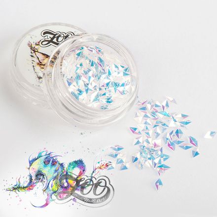 Чешуя дракона 3D ромбики 4 мм, 1282