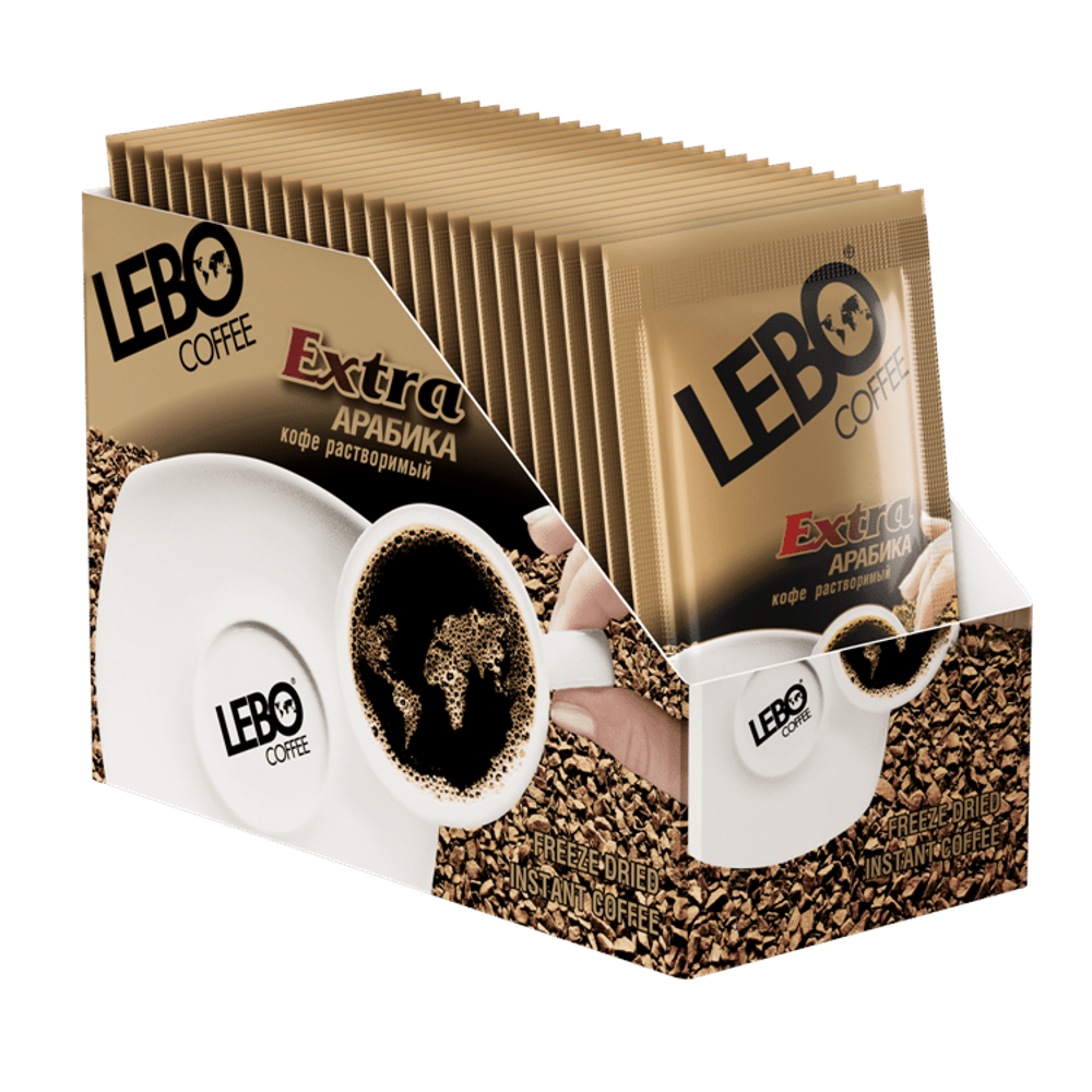 Кофе растворимый Lebo Extra, пакетик, 2 г