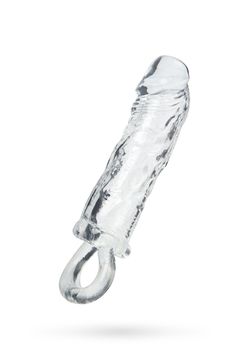 Насадка ToyFa XLover Increase+ для увеличения размера, с кольцом,  TPE, прозрачная, 14 см