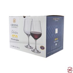 Набор бокалов для вина Crystalite Bohemia APUS 580 мл (6 шт)