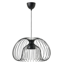 IKEA KALLFRONT  (ИКЕА КАЛЛФРОНТ)  -  / HEMMA Подвесной светильник, черный, 52 см