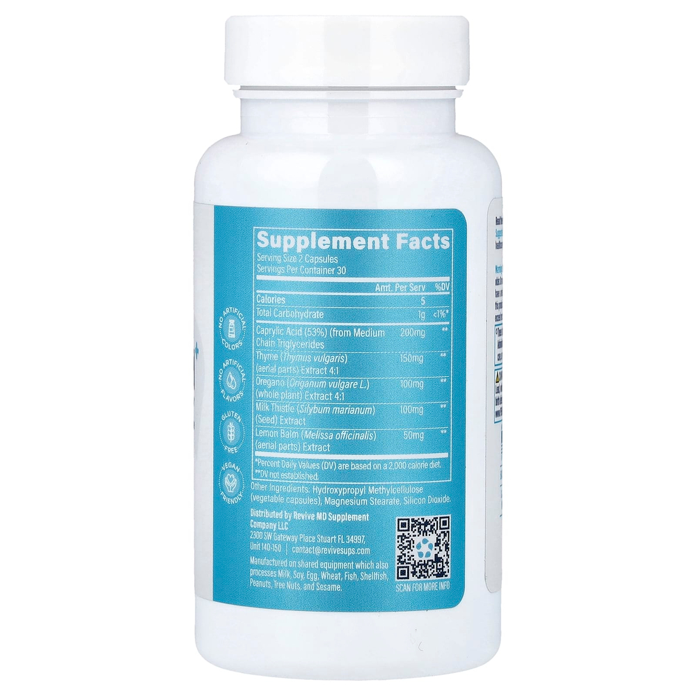 Revive, добавка для здоровья кишечника, 60 вегетарианских капсул