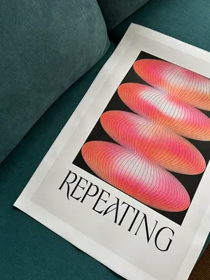 Постер на холсте Repeating