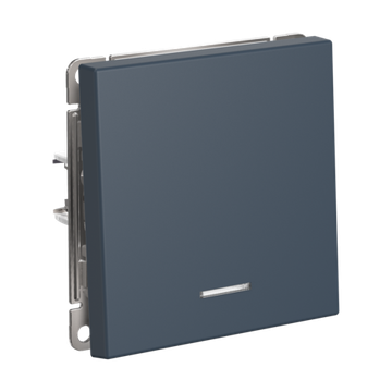 Выключатель кнопочный 1-кл. ArtGallery 10А с подсветкой механизм грифель SE GAL000716