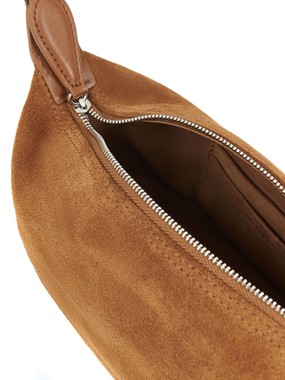 Сумка SADDLE S замша карамельного цвета