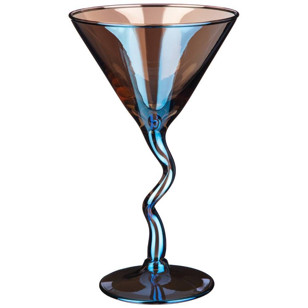 НАБОР БОКАЛОВ ИЗ 2 ШТ ДЛЯ ШАМПАНСКОГО "ЛАЗУРИТ" 200 МЛ